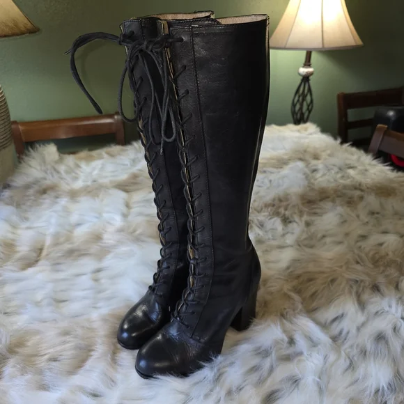 Frye Tall Parker Lace Up Boot - Picture 3 of 16